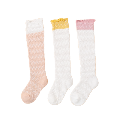 新生儿全棉过膝不勒男女防蚊袜