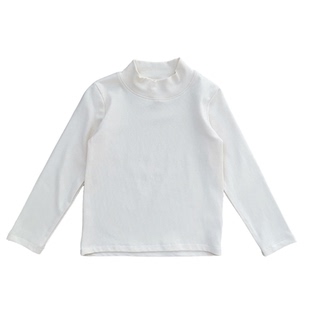 【镇店之宝】儿童半高领打底衫男童t恤女童体恤中大童上衣春秋款