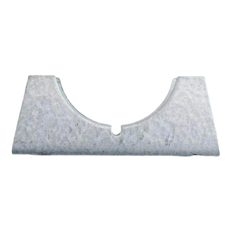 镀锌卡扣排气管U型抱箍配件卡扣铁片U型抱箍专用卡箍管箍挡片