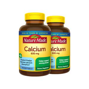 NatureMade天维美美国原装进口液体钙维生素d3碳酸钙片中老年补钙