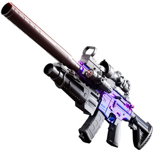 M416软弹枪玩具枪电动冲锋枪儿童连发男孩吃鸡仿真机关狙击模型
