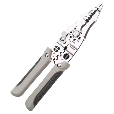 电工专用多功能剥线钳子2025新款扒皮压线进口绕线剪线端切线神器