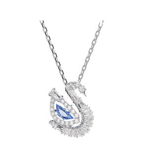 【新品】施华洛世奇Swan天鹅项链跳动的心锁骨链女轻奢礼物