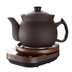 紫砂中药电煎壶全自动熬药老式专门煮药砂锅的瓦罐子插电电动家用