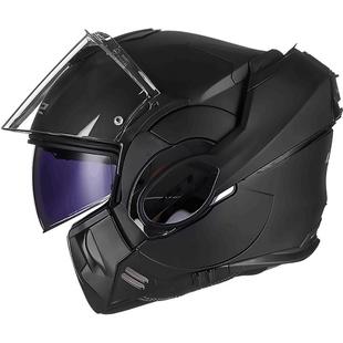 LS2后空翻揭面盔防雾摩托车头盔男女双镜片机车摩旅全盔四季FF399