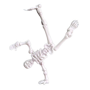 dummy骷髅可动人偶多关节骨架小人仔积木拼装益智整蛊玩具diy模型