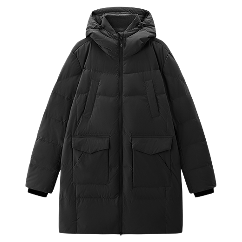 MobiGardenUrban牧高笛羽绒服女中长款宽松纯色加厚保暖鹅绒外套