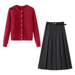 班尼路S&K系韩系早春穿搭套装2026春季新款小个子超火两件套女装H