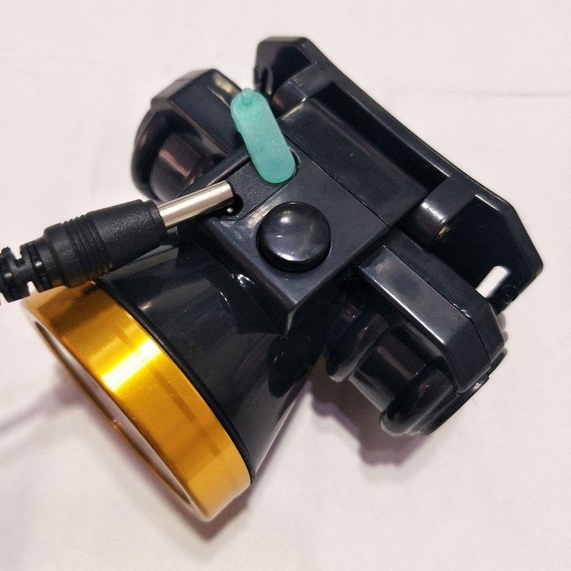 led强光锂电池头灯自行车户外充电式防水矿灯手电筒头戴式