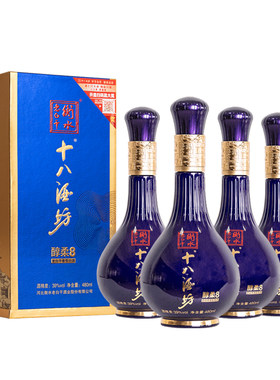 十八酒坊39度醇柔8480mL整箱装