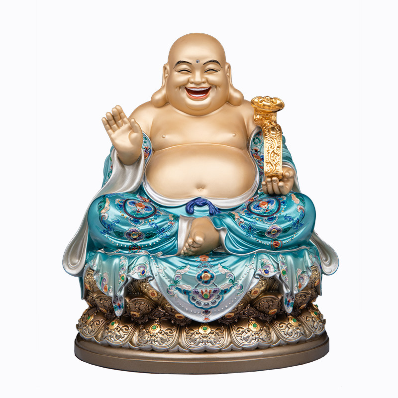 全铜弥勒佛像摆件大肚笑佛