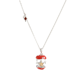 Esakoochi苹果小姐也是星星脑袋~原创锁骨链女复古项链小众设计