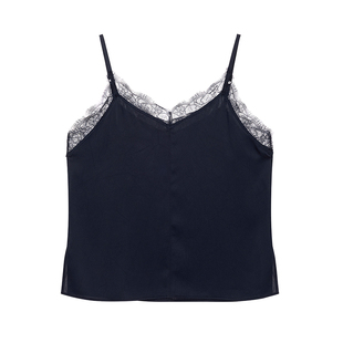 loeuvre郑丽媛同款蕾丝花边吊带背心女26春新品内搭打底 SW6SB613