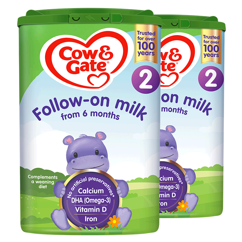 【自营】英国牛栏二段配方奶粉 6-12个月龄 800g*2罐装进口爱尔兰