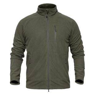 绿色OD绿游骑兵L3抓绒国产涤纶格子绒作战冲锋衣复刻TAD战术外套