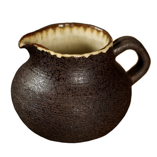慕砚志野烧公道杯烤奶罐手作诧寂风粗陶茶具匀杯日式茶道茶海茶器