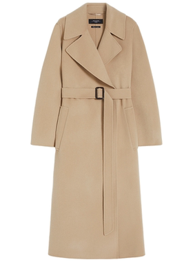 【甄选惠享】Weekend MaxMara 女装羊毛长款大衣5016025106