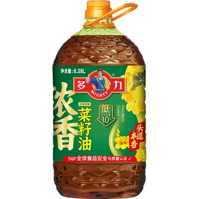 多力低芥酸浓香菜籽油富含维E