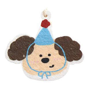 可爱小狗木浆棉洗碗巾清洁刷碗海绵擦厨房刷锅洗盘子百洁布洗水棉