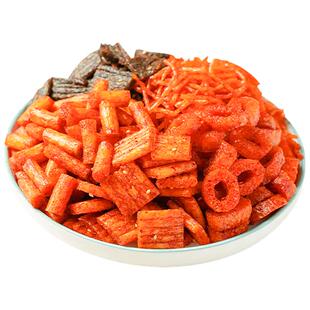 乡乡嘴辣条零食大礼包湖南特产小包臭干子香辣丝儿时经典麻辣小吃