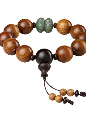 金丝楠木手串男士文玩转运珠