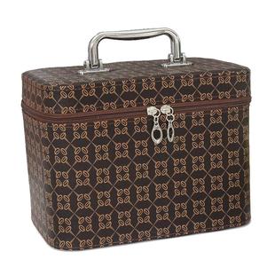 2023新款化妆包收纳盒化妆箱化妆品大容量多功能便携手提大号简约