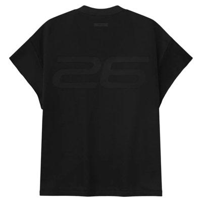 ESSENTIALS ZONE复线fog美式潮牌26数字印花落肩袖宽松T恤男情侣