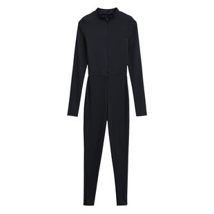 YoungGirlDay纯欲辣妹拉链紧身健身瑜伽服滑雪服运动休闲连体长裤