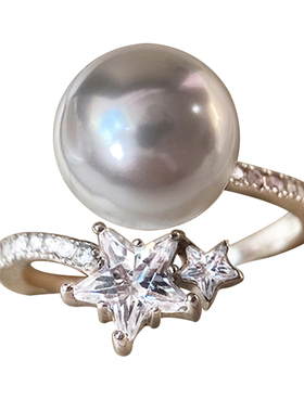 通体s925银开口戒指不挑号