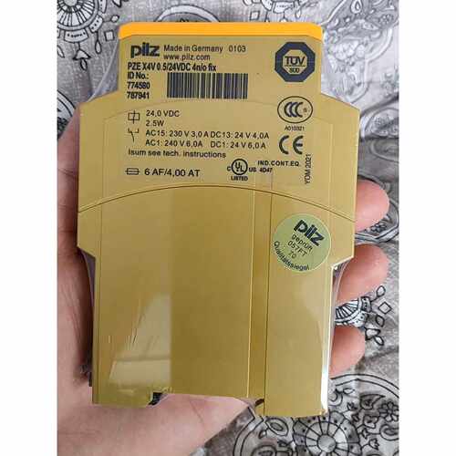询价-pilz皮尔兹X4V  774580 安全继电器，德国进