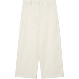 素然klee klee 气质经典舒适环保棉灯芯绒吊脚通勤直筒休闲裤