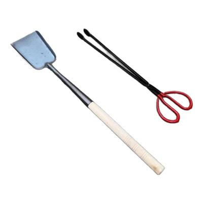 特厚火铲升级铁加厚碳火夹