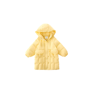 女童羽绒服冬装2025新款女宝宝加厚保暖女孩中长款防寒服袄子外套