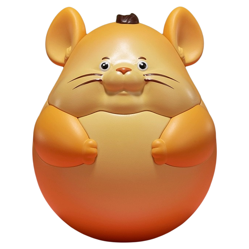 铜师傅摆件十二生肖不倒翁