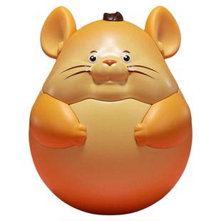 铜师傅欢喜小将十二生肖不倒翁可玩性高打工人招财工位情绪稳定器