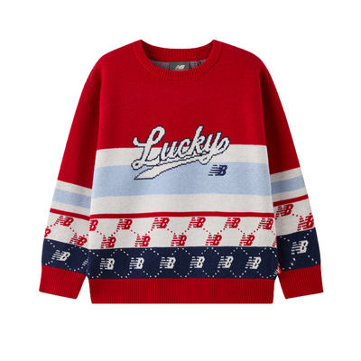 NB童装26马年新年款针织卫衣