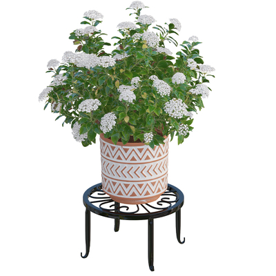 长万家简约铁艺落地式花架