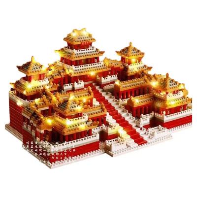 巨大型阿房宫积木成人摆件玩具