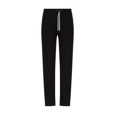 阿玛尼男士弹力棉质合身直筒卫裤