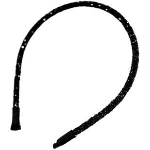 Goody歌妮发箍女头箍发捆洗脸碎发简约闪钻黑色水钻发带发饰头饰