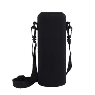 潜水布隔热防烫杯套斜挎背带提手水杯保护套通用防摔户外定制logo