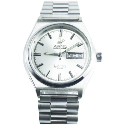 英纳格男精钢表带男款表父母