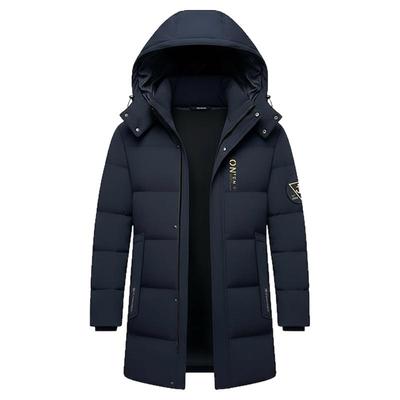 2025冬季新款羽绒服男中长款加厚冬装中年羽绒服爸爸男装外套