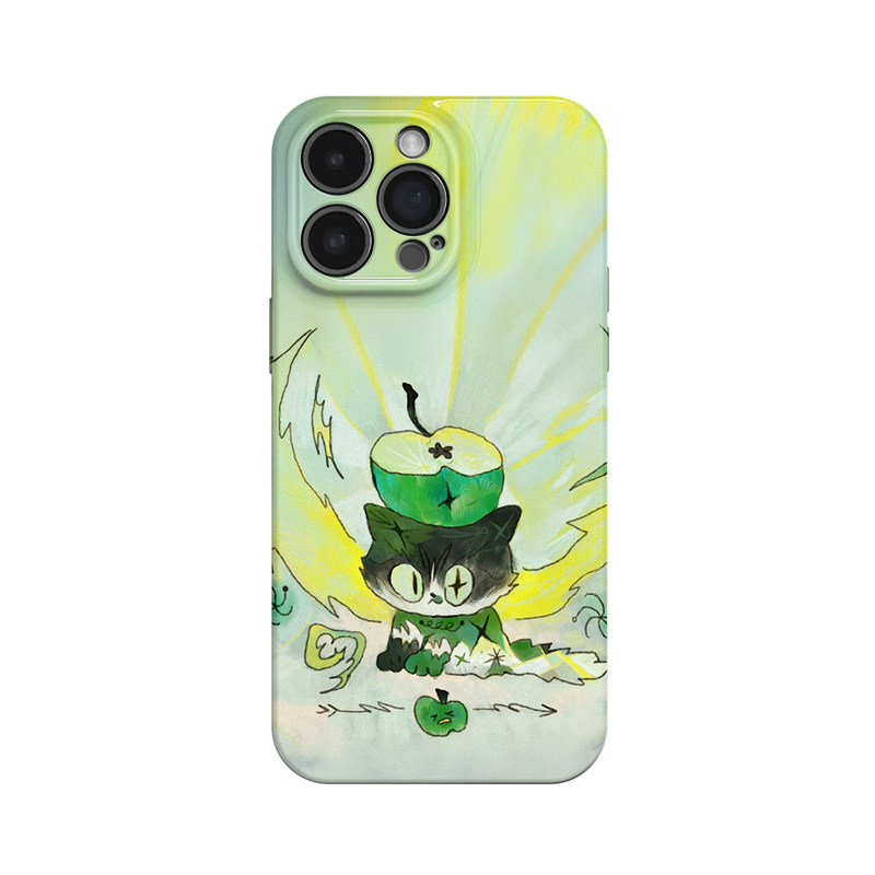 猫有引力~青苹果ins菲林适用iPhone16/15pro手机壳新款华为nova13软OPPOreon12小米14vivoS20一加ACE3荣耀200