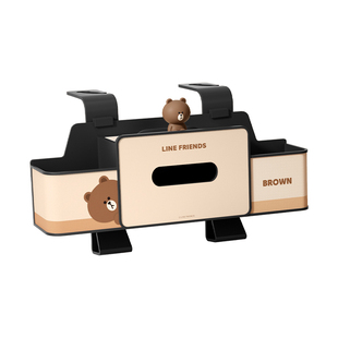 汽车座椅后背放置盒车载纸巾盒水杯架收纳袋挂钩多功能椅背置物架