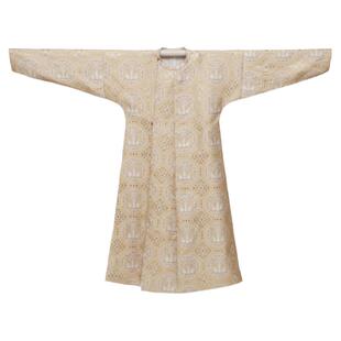 花朝记汉服原创 白兔行 千里共婵娟系列唐制织金复原圆领袍双色