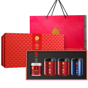 【年货礼盒】北京同仁堂泡酒料礼盒710g枸杞西洋参黄芪桑葚送长辈