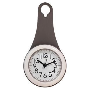 浴室迷你小挂钟防水厨房时钟2025新款挂式家用静音个性简约小钟表