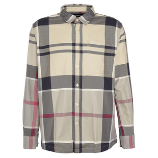 Barbour Renford OS Tartan男士宽松格纹衬衫