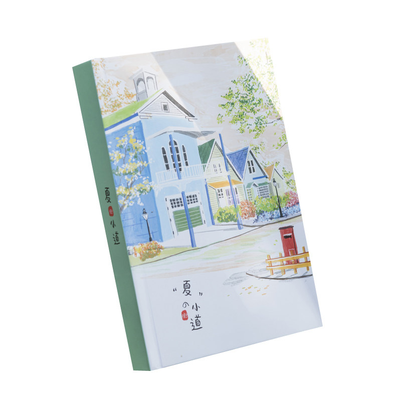 日韩式清新彩页女生手账唯美插画